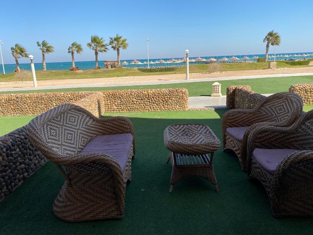 Sea View Chalet With Garden At Porto South Beach - Families Only Ain Sukhna Exterior foto