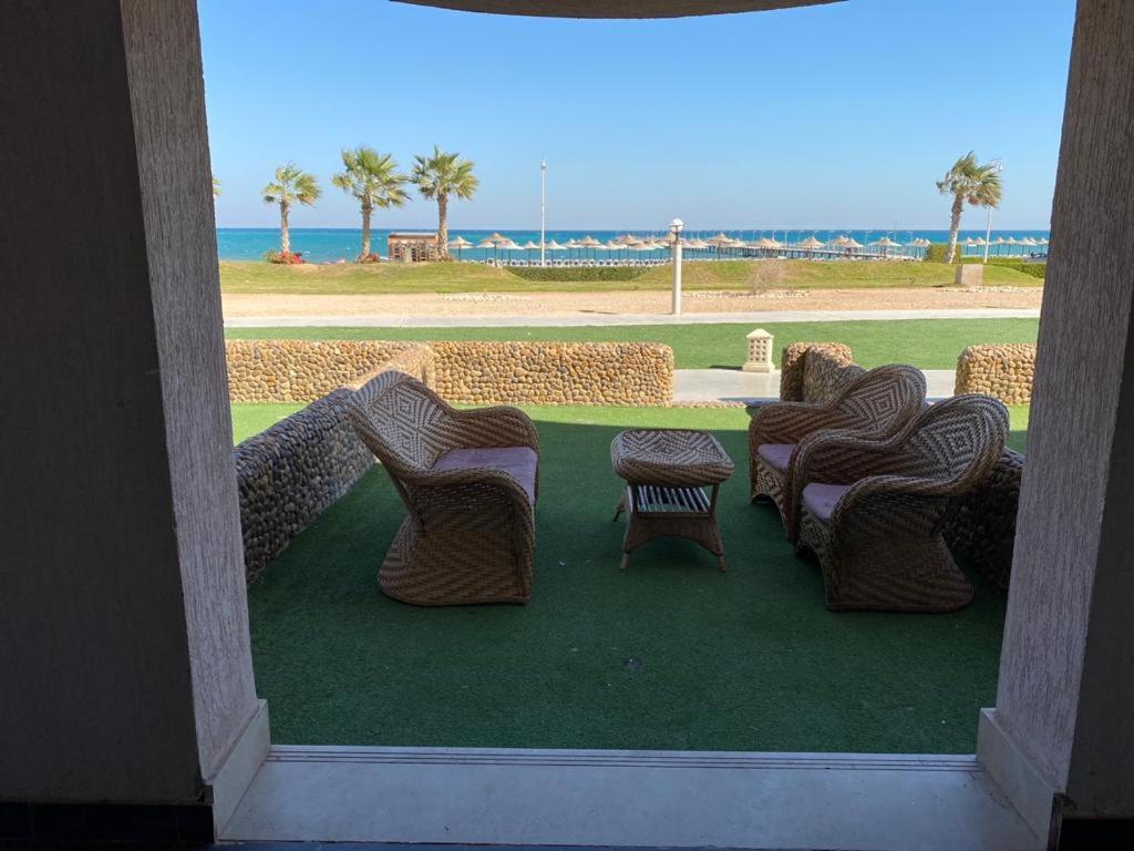 Sea View Chalet With Garden At Porto South Beach - Families Only Ain Sukhna Exterior foto